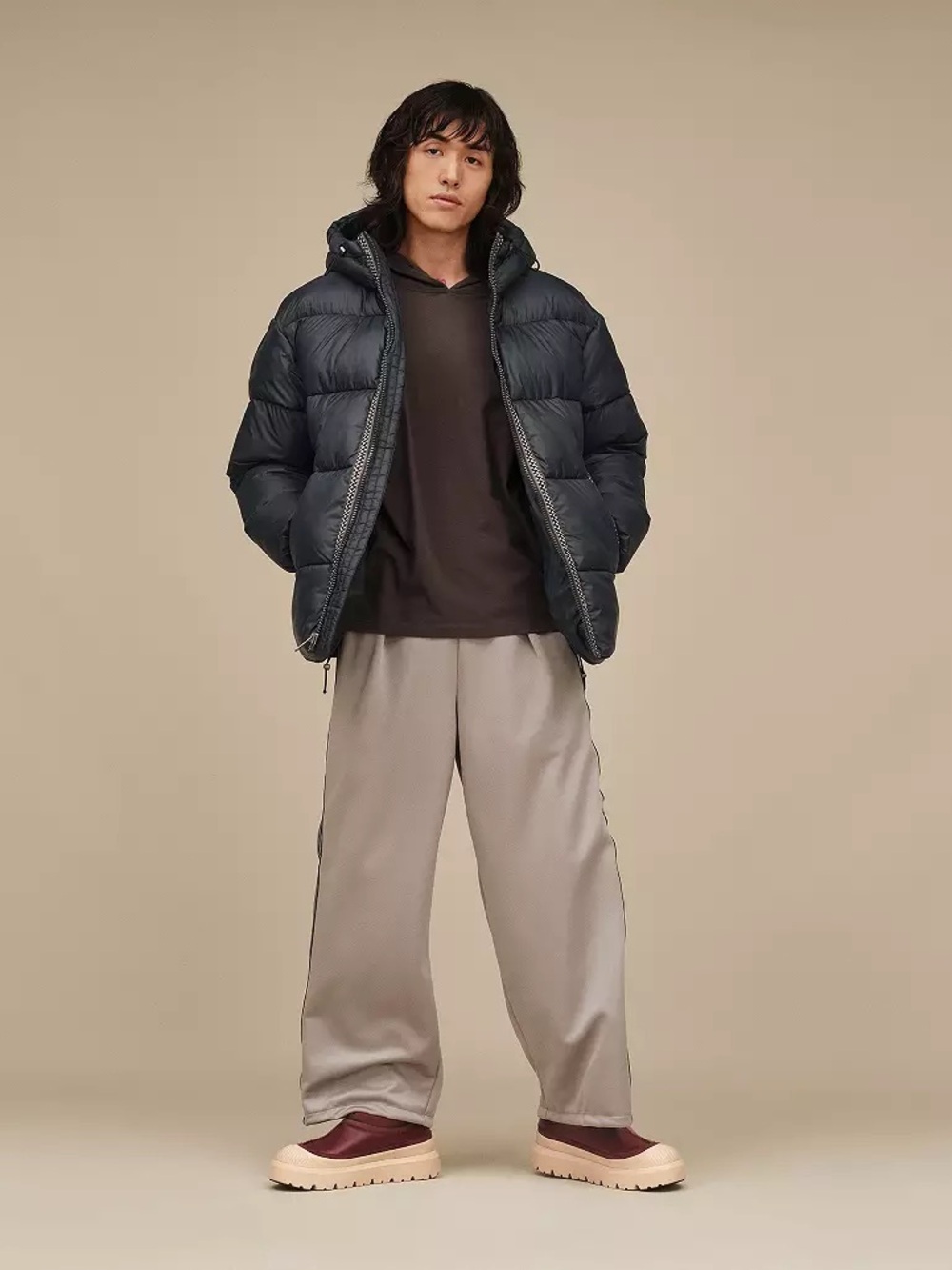 NWT UGG Xayden UGGbraid Black Puffer Jacket Men's Size M